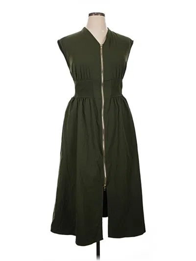 Pre-owned Halara Casual Dress In Green