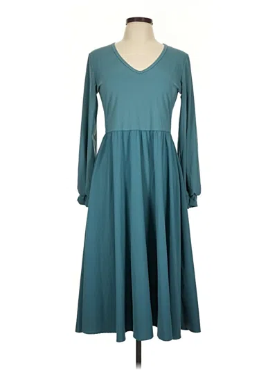 Pre-owned Halara Casual Dress In Teal