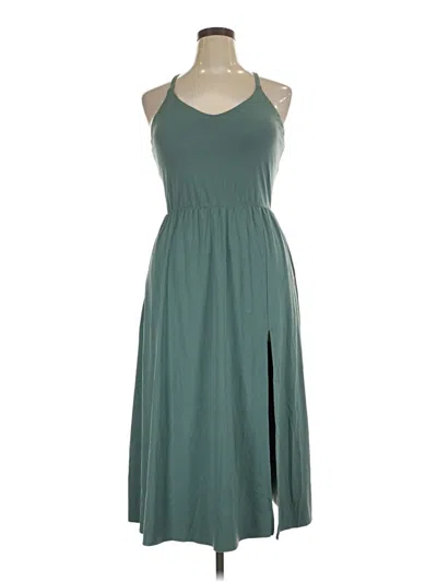 Pre-owned Halara Casual Dress In Teal