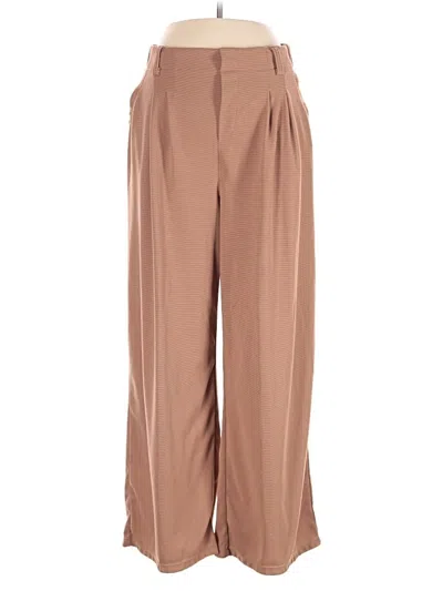Pre-owned Halara Casual Pants In Brown