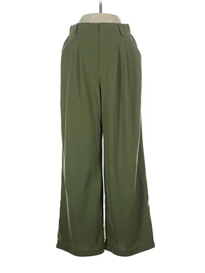 Pre-owned Halara Casual Pants In Green