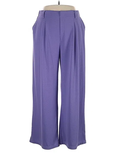 Pre-owned Halara Casual Pants In Purple