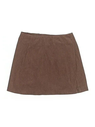Pre-owned Halara Casual Skirt In Brown