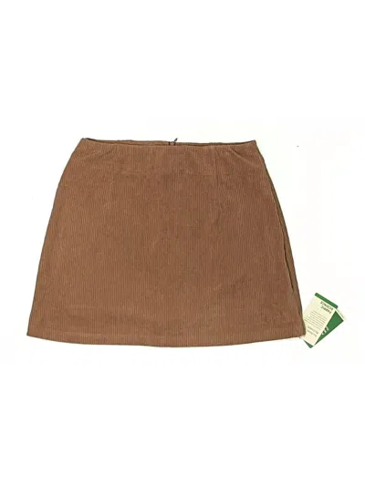 Pre-owned Halara Casual Skirt In Brown
