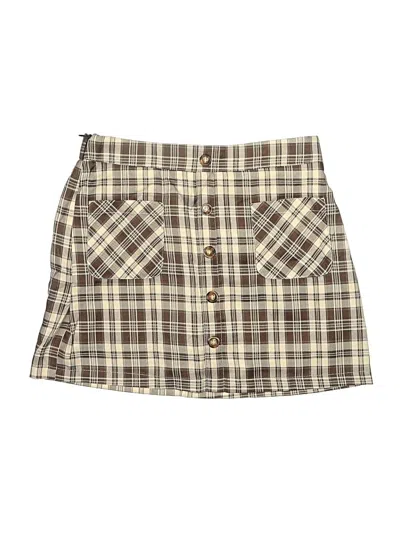 Pre-owned Halara Casual Skirt In Brown