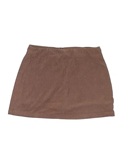 Pre-owned Halara Casual Skirt In Brown