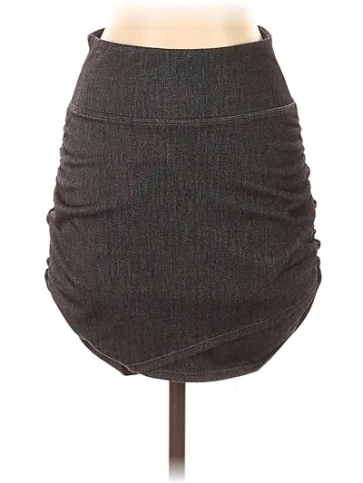 Pre-owned Halara Casual Skirt In Gray