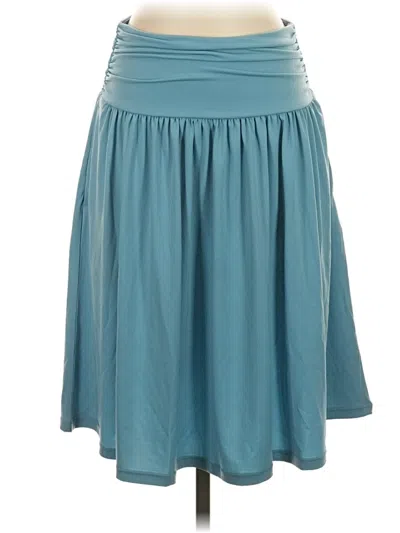 Pre-owned Halara Casual Skirt In Teal