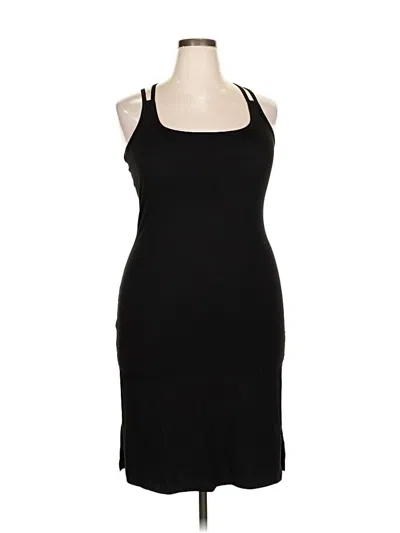 Pre-owned Halara Cocktail Dress In Black