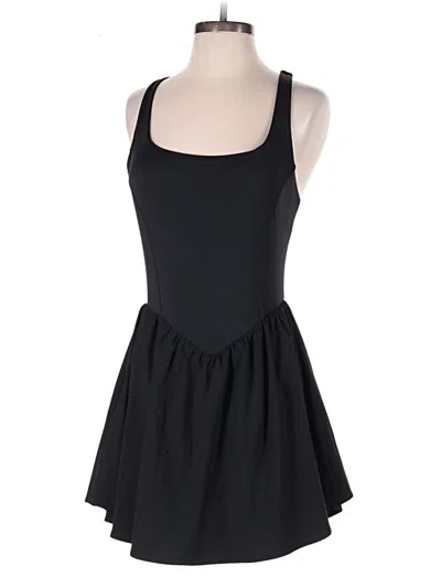 Pre-owned Halara Cocktail Dress In Black
