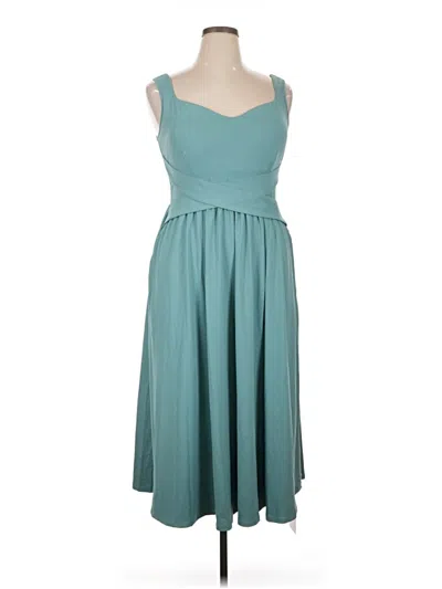 Pre-owned Halara Cocktail Dress In Teal