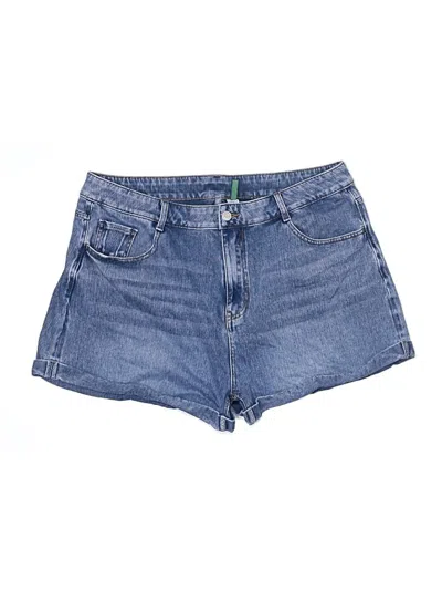 Pre-owned Halara Denim Shorts In Blue