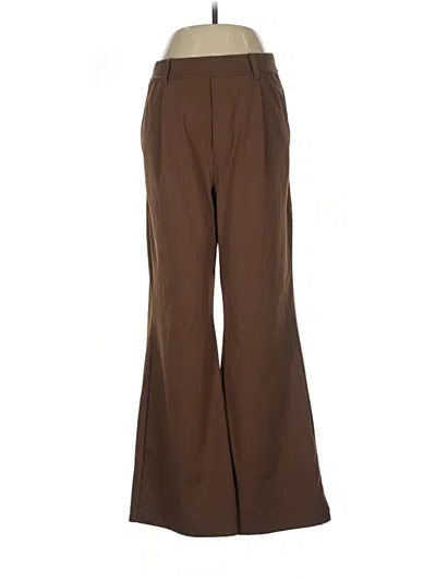 Pre-owned Halara Dress Pants In Brown