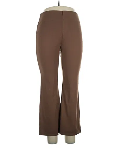 Pre-owned Halara Dress Pants In Brown
