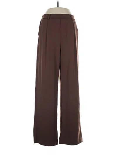 Pre-owned Halara Dress Pants In Brown