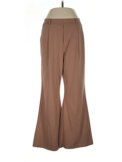 Pre-owned Halara Dress Pants In Brown