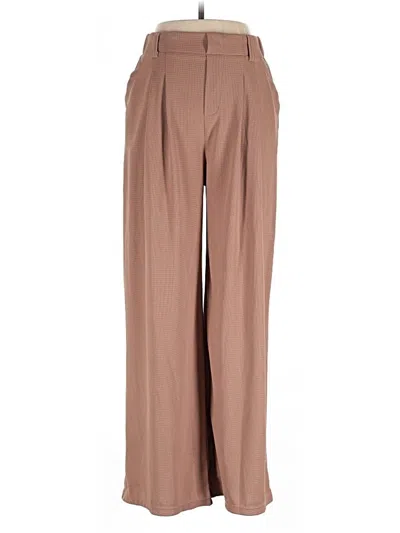 Pre-owned Halara Dress Pants In Brown