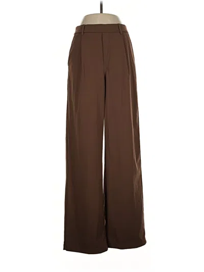 Pre-owned Halara Dress Pants In Brown