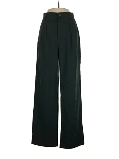 Pre-owned Halara Dress Pants In Green