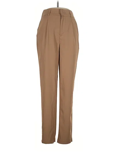 Pre-owned Halara Dress Pants In Tan