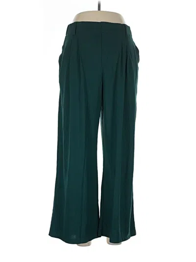 Pre-owned Halara Dress Pants In Teal