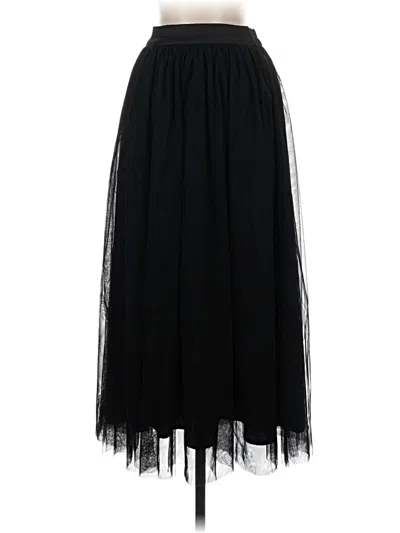 Pre-owned Halara Formal Skirt In Black