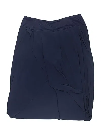 Pre-owned Halara Formal Skirt In Blue