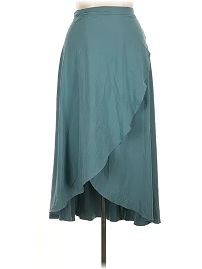 Pre-owned Halara Formal Skirt In Teal