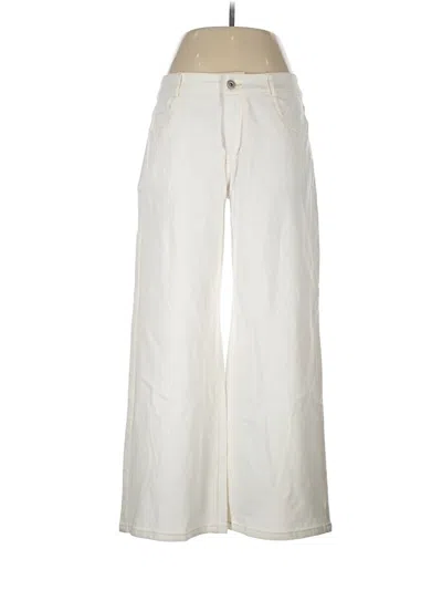 Pre-owned Halara Jeans In Ivory