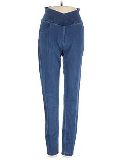 Pre-owned Halara Jeggings In Blue