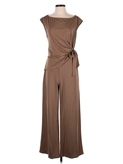 Pre-owned Halara Jumpsuit In Brown