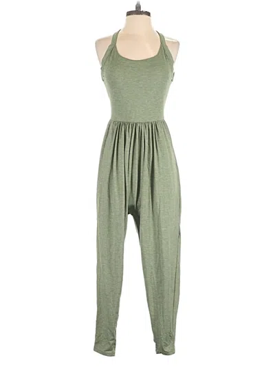 Pre-owned Halara Jumpsuit In Green