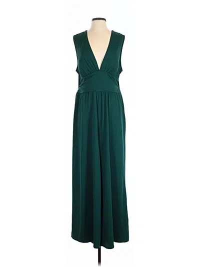 Pre-owned Halara Jumpsuit In Green