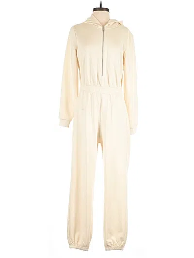 Pre-owned Halara Jumpsuit In Ivory
