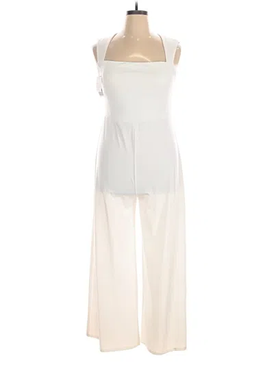 Pre-owned Halara Jumpsuit In White