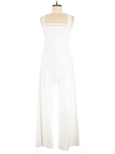 Pre-owned Halara Jumpsuit In White