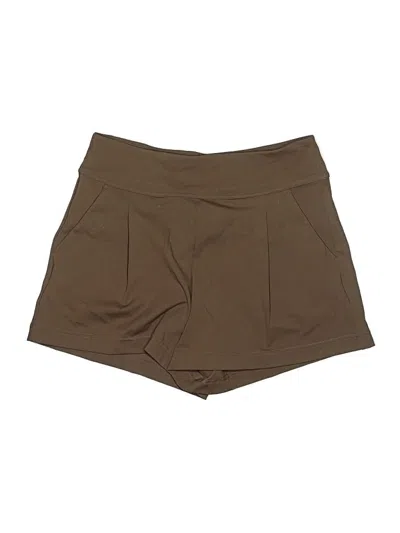 Pre-owned Halara Khaki Shorts In Brown