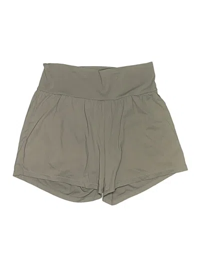 Pre-owned Halara Khaki Shorts In Gray