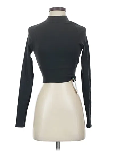 Pre-owned Halara Long Sleeve Top Black Turtleneck Tops