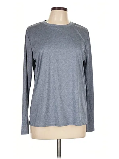 Pre-owned Halara Long Sleeve T-shirt In Gray