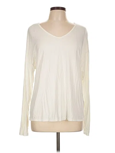 Pre-owned Halara Long Sleeve T-shirt In Ivory