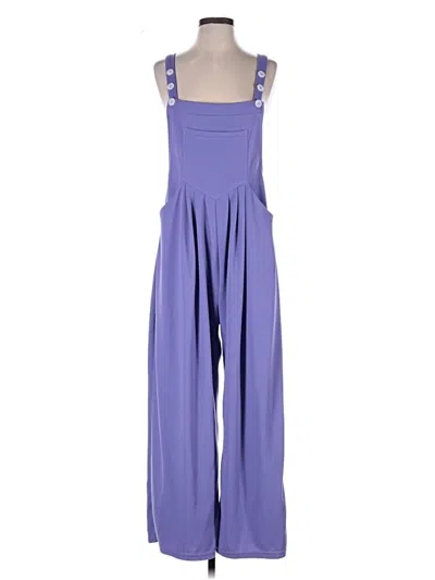 Pre-owned Halara Overalls In Purple