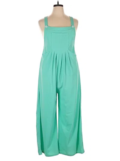 Pre-owned Halara Overalls In Teal