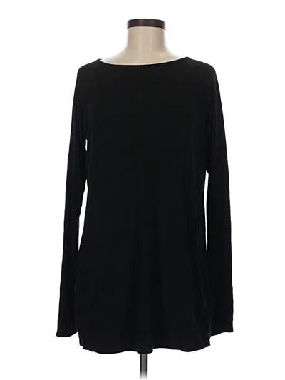 Pre-owned Halara Pullover Sweater In Black