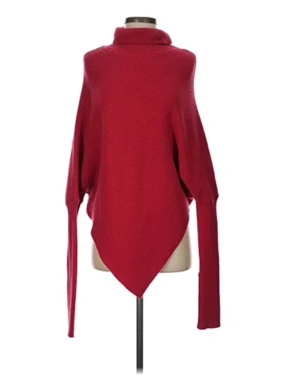 Pre-owned Halara Pullover Sweater In Red