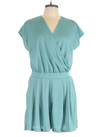 Pre-owned Halara Romper In Blue
