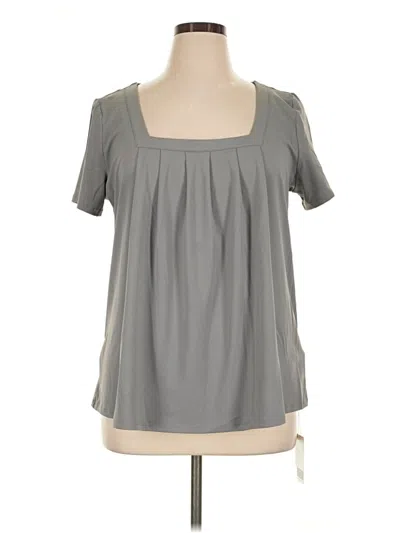 Pre-owned Halara Short Sleeve T-shirt In Gray