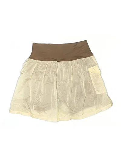Pre-owned Halara Skort In Gold