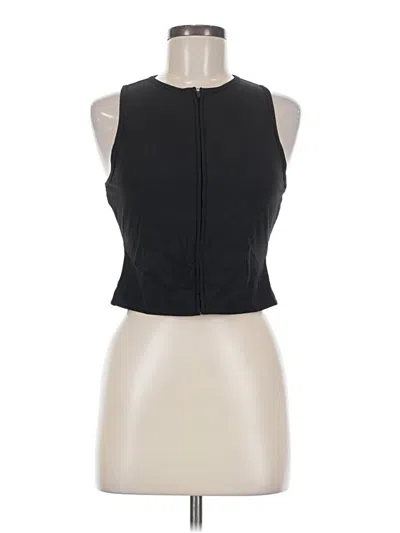 Pre-owned Halara Sleeveless Blouse In Black
