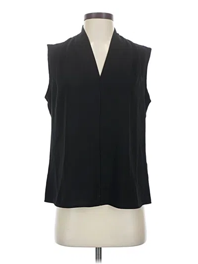 Pre-owned Halara Sleeveless Blouse In Black